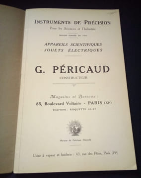 Appareils scientifiques - Jouets scientifiques - Catalogue Péricaud . undefined