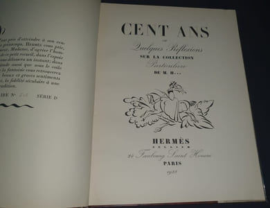 Cent ans  ou quelques réflexions sur la collection particulière de M. H...  - Hermès 1928