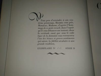 Cent ans  ou quelques réflexions sur la collection particulière de M. H...  - Hermès 1928