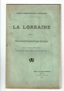 La Lorraine dans le mouvement économique français