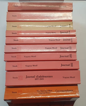 Journal - 8 Tomes Complet + Journal d'adolescence 1897-1909 + Correspondance avec Vita Sackville-West . Virginia Woolf