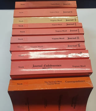 Journal - 8 Tomes Complet + Journal d'adolescence 1897-1909 + Correspondance avec Vita Sackville-West . Virginia Woolf
