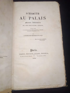 L'ermite du palais - 2 tomes en 2 volumes . Anonyme ( Emile Marco de Saint Hilaire )
