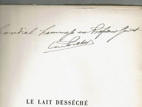 Le Lait Desséché. Ch Porcher