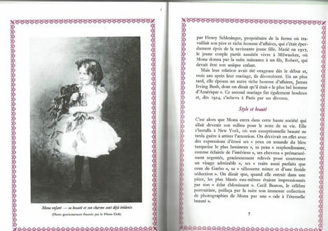 La Comtesse Mona Bismarck. BEHRSTOCK
