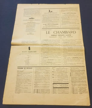 Rare Numéro 1 du journal Le Chambard Socialiste - 16 Décembre 1893. Collectif