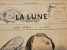 Rare Num&eacute;ro 1 du journal La Lune Rousse - 10 D&eacute;cembre 1876. Collectif