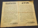 Affiche : Contribution de la population aux frais de l'Arm&eacute;e Allemande - 4 Avril 1917. 