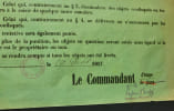 Affiche : Confiscation des objets en m&eacute;taux - Aout 1917. 