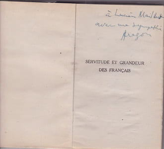Servitude et Grandeur des Français. Scènes des années terribles 