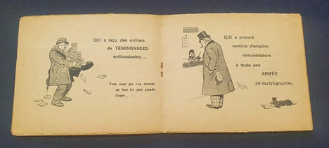 Souvenir de l'exposition 1900 - Machine a écrire YOST. undefined