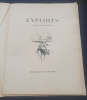 Exploits - Poèmes inachevés de J.R - Lithographies de G. Hautot. Anonyme