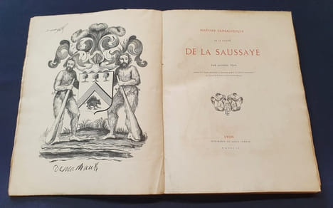 Histoire Généalogique de la Maison de Saussaye. Alonso Pean