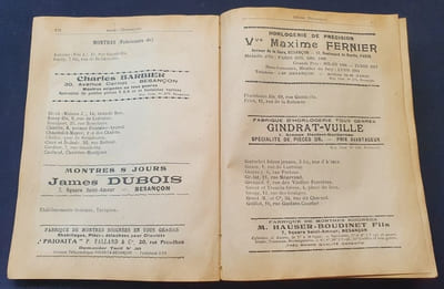 Annuaire 1926 des Fabricants d'Horlogerie , bijouterie , joaillerie-orfèvrerie de france et des industries qui s'y rattachent 