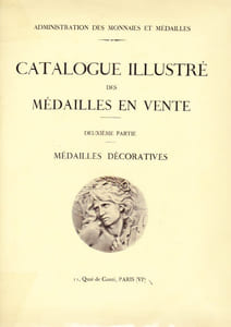 Catalogue illustré Des Medailles En Vente - 1ere Partie Collection Historique - 2eme Partie Medailles Decoratives