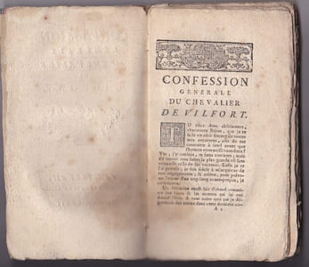 Confession Générale Du Chevalier De Wilfort