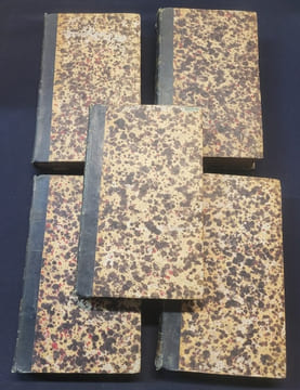 Traité de chimie élémentaire théorique et pratique suivi d'un essai sur la philosophie chimique - 5 tomes en 5 volumes - Complet. Baron L. J. Thenard