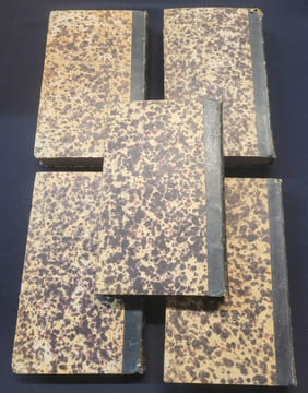 Traité de chimie élémentaire théorique et pratique suivi d'un essai sur la philosophie chimique - 5 tomes en 5 volumes - Complet. Baron L. J. Thenard