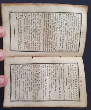 Annuaire du citoyen pour le département de la Meurthe An XI de la République Française suivi de Table des conversions des anciennes mesures du ...