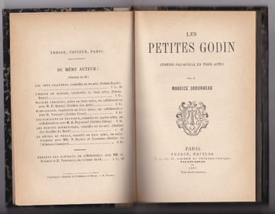 Les Petites Godin - Comedie Vaudeville En Trois Actes