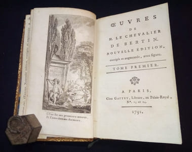 Oeuvres de M. Le Chevalier de Bertin - 2 tomes en 2 volumes 