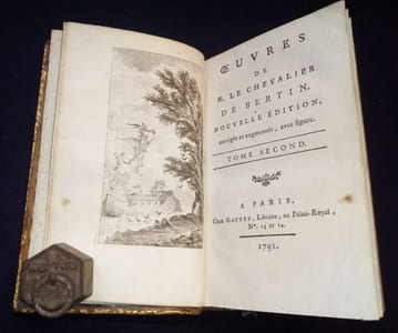 Oeuvres de M. Le Chevalier de Bertin - 2 tomes en 2 volumes 