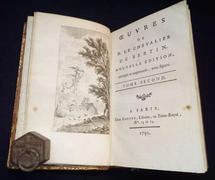 Oeuvres de M. Le Chevalier de Bertin - 2 tomes en 2 volumes . Chevalier de Bertin