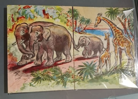 Album n°11 [Imagier des animaux sauvages]. BOURET Germaine