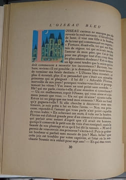 L'oiseau bleu. Gravures sur bois en couleurs de Théo Schmied. SCHMIED (Théo & Florence) / D'AULNOY Madame