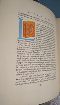 L'oiseau bleu. Gravures sur bois en couleurs de Théo Schmied. SCHMIED (Théo & Florence) / D'AULNOY Madame