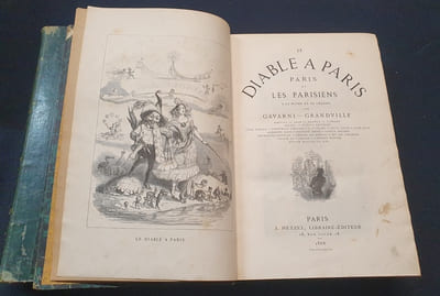 Le diable a Paris et les parisiens a la plume et au crayon - 2 volumes - Complet 
