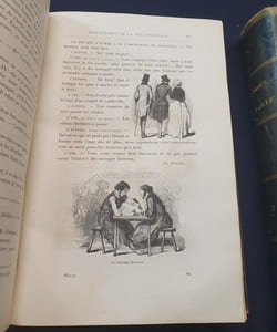 Le diable a Paris et les parisiens a la plume et au crayon - 2 volumes - Complet 