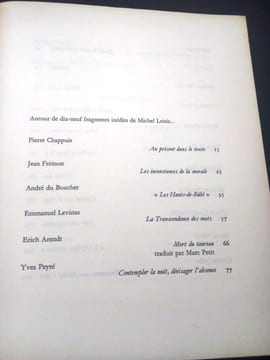 L'ire des vents - Numéro 3/4 - Autour de Michel Leiris . Collectif