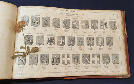 Armorial des souverains - Le carnet dédié à M. les lithographes , graveurs , artistes et amateurs . undefined