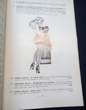 Les femmes avant 1960 - Catalogue de Régine Deforges 1974. undefined