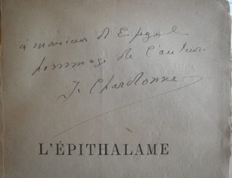 L'épithalame - 2 Tomes - Complet. CHARDONNE Jacques