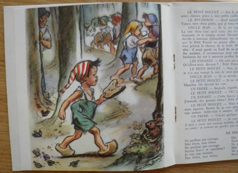 Le Petit Poucet d'après le conte de Charles Perrault - Livre disque . BOURET M. et Germaine