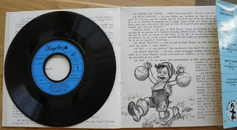 Le Petit Poucet d'après le conte de Charles Perrault - Livre disque . BOURET M. et Germaine