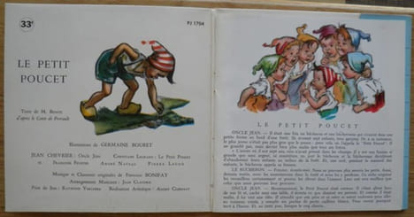 Le Petit Poucet d'après le conte de Charles Perrault - Livre disque . BOURET M. et Germaine