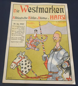 Affichette Hansi - Die Westmarken