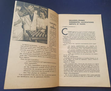 Travaillez en Allemagne c'est gagner sa vie dans de bonnes conditions - Voyez par vous mème... - Propagande de Vichy