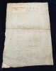 Placard révolutionnaire -Extrait de la loi martiale - Dunkerque 1792. 