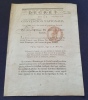 Décret de la Convention Nationale du 7 Aout 1793 , l'an second de la République Françoise qui déclare Williams Pitt ennemie du genre humain . 