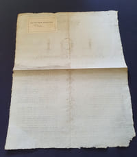 Placard révolutionnaire - Loi relative au Clermontois - Donnée à Paris le 27 Mars 1791 ( Argonne )