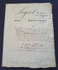 Courriers de Loysel du Comité des Assignats au citoyen Reth de l'administration des Assignats - 1792. 