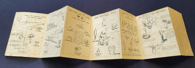 Tips about enemy mines -( Conseils a propos des mines ennemies ) - livret américain 1945
