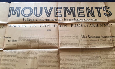 Mouvements - Bulletin d'informations sur les tendances nouvelles - N. 5 Février 1933