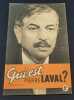 Brochure " Qui est Pierre Laval ? " - 1942. 