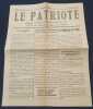Le Patriote - Organe du front National et des FTP de Loir et Cher - 28 Aout 1944. 
