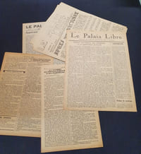 Rarissime ensemble de 5 numéros du Palais libre - Organe du Front National des juristes ( 3/5/6/8/11) 1943-1944
